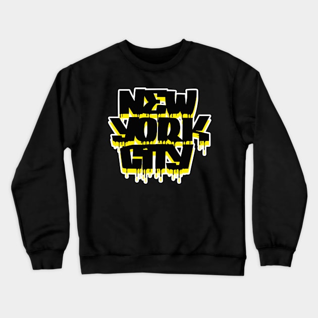 New York City Crewneck Sweatshirt by NineBlack